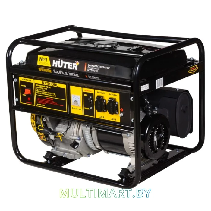 Бензиновый генератор Huter DY5000L 